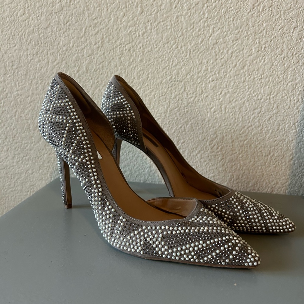 INC International Concepts Heels - Zitah Embellished Pointed Toe Pumps